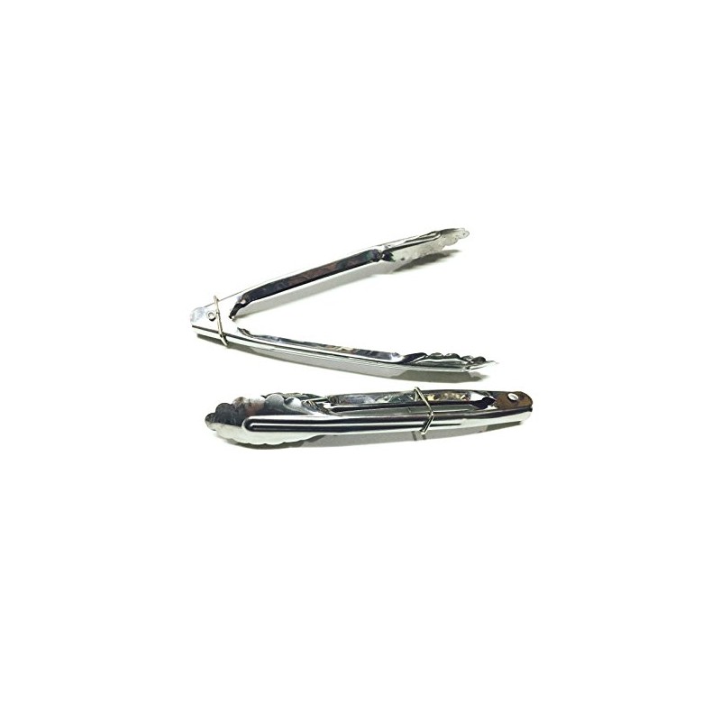 7" Set of 3, Stainless Steel Kitchen Tongs, for Cooking,