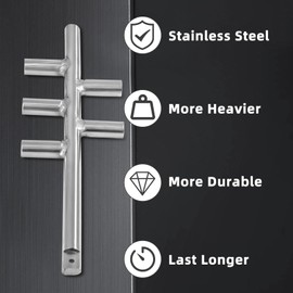 891059 Stainless Steel Agitator for US Stove American Harvest 6039, 6041, 6041I, 6037, 6033, 6041TP, 6041HF Pellet Stoves, Agitator Rod Replacement for Ashley APC1406