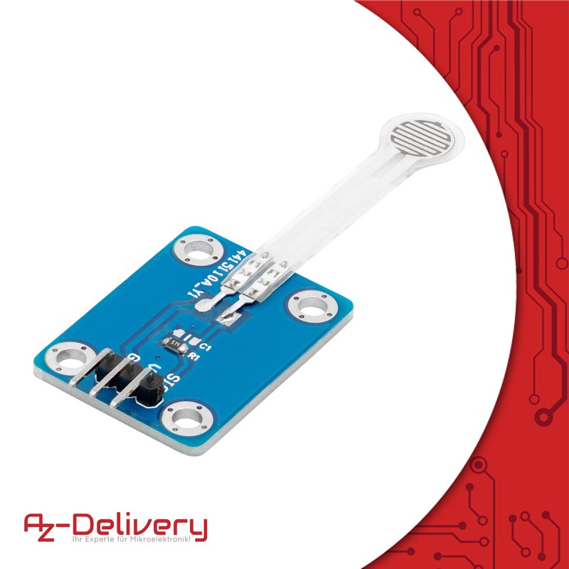AZDelivery 5 x Film Force Sensitive Resistance Flexible Thin Film