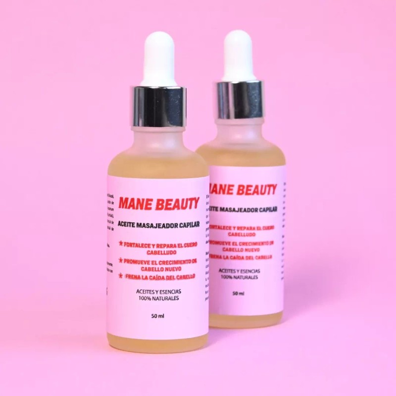 Mane Beauty Paquete 2: 2 Aceites Masajeadores Capilares