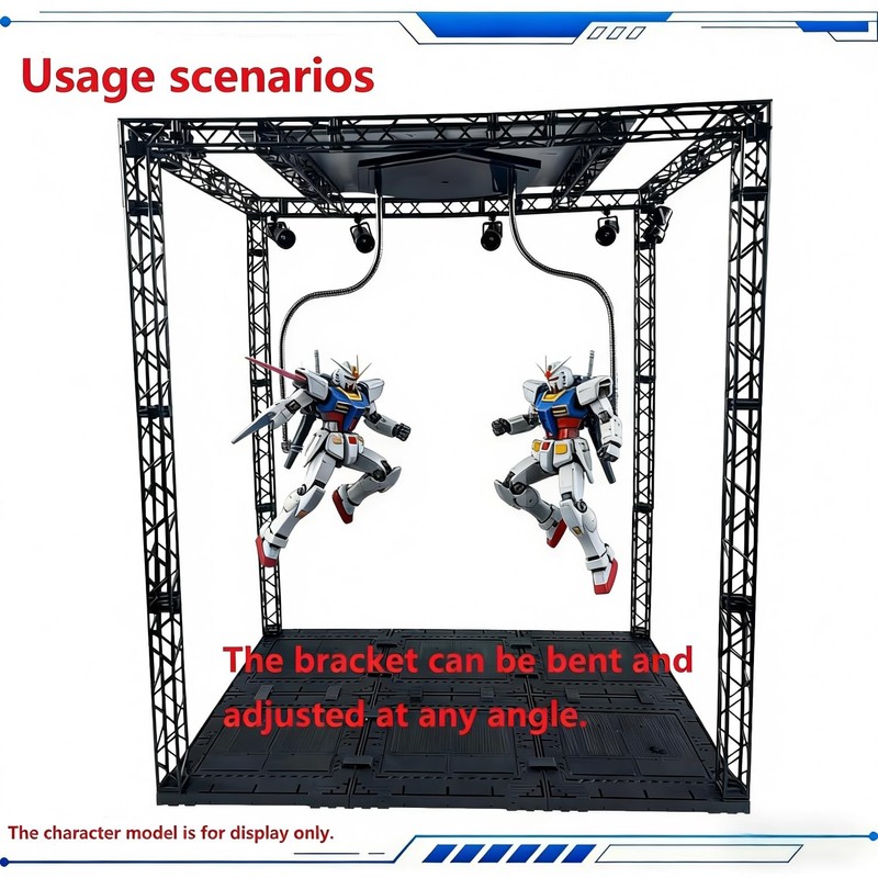 Yaroocvn Adjustable Flexible Action Figure Stand, Suspension Display Holder with