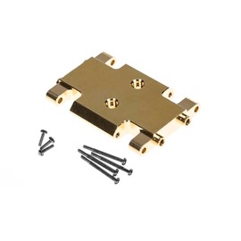 RampCrab Skid Plate Transmission Mount for AX24,Brass Mount for AX24 XC-1, 21 Grams, Upgrades Parts for 1/24 RC Crawler Car