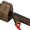 Chinese Antique Lock Retro Classic Pattern Design Bronze Brass Material