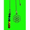 Genuine Bead Chakra & Mandala Flower Fan Light Pull Chain