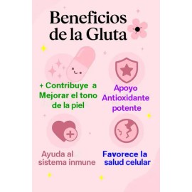 Glutathione Puro Premium 40 Caps Sin Gluten Sin Azucar