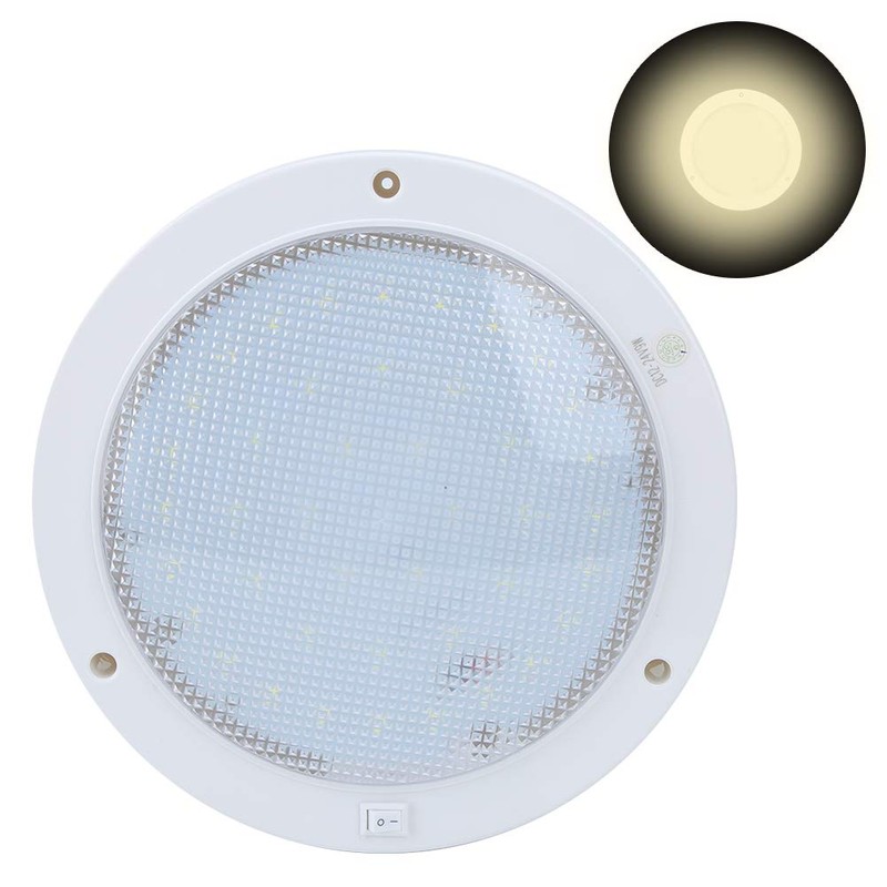 Motorhome Boat Ceiling Light 840 Lumen DC LED Panel 12-24