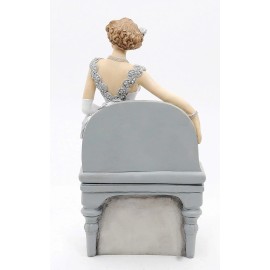 Comfy Hour Glamour Elegance Victorian Style Lady Collection Lady Sitting On Sofa