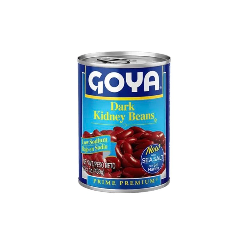 Goya Dark Red Kidney Beans Low Sodium, 15.5 oz, 2-Pack