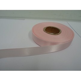 2 metres of 15mm Satin Ribbon Light Baby Pink Double Sided 15 mm 1.5cm