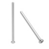 sourcing map M5x90mm Machine Screws Phillips Cross Pan Head Screw