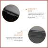DOITOOL Black Metal Tool Box Multifunction Iron Portable Tool Box