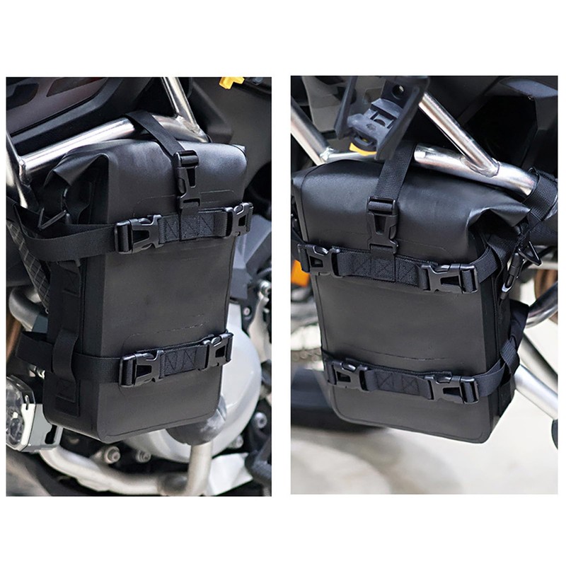 Jauarta Motorcycle Crash Bar Bag 4L Waterproof Quick Release Universal