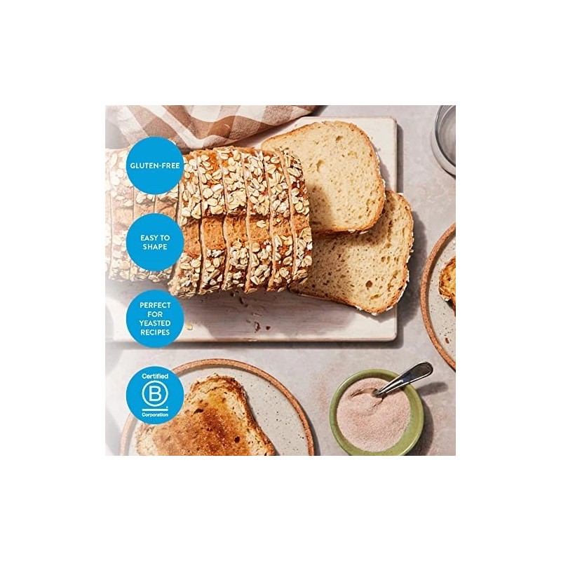 King Arthur Gluten Free Bread Flour: 1:1 Replacement for Yeasted