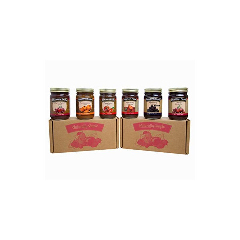 Dillman Farm 6 Piece Classic Butters and Preserves Christmas Gift