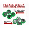 Battery Repalcement Battery Pack for TV EARS 5.0 Rechargeable NiMH