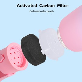 19oz Portable Water Bowl for Dog, 180° Foldable Dog Water Bottle with 3.2inch Big Drinking Bowl for Big Dogs Walking, Hiking, Lightweight, Leak-Proof, BPA-Free