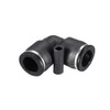 sourcing map Plastic Elbow Push to Connect Tube Fitting 12mm
