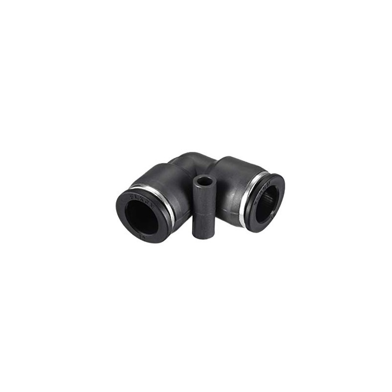 sourcing map Plastic Elbow Push to Connect Tube Fitting 12mm