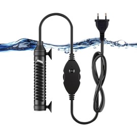 GERUI Aquarium Heater 35W/50W (1L-20L), Aquarium Heater with Temperature Controller Heating Rod Aquarium for Fish Tanks and Aquarium with Overtemperature Protection (50W)