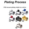 Shower Shut Off Valve, G1/2 Brass Shower Water Restrictor Switch