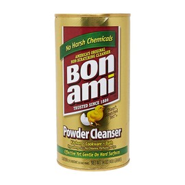 BON AMI Powder Cleanser for Kitchens & Bathrooms - All types of Surfaces, Cleans Grime & Dirt, Polishes Surfaces, Absorbs Odors (24 Pack)