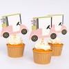 Gostman 8PCS Golf Cart Cupcake Toppers