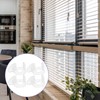 DOITOOL 4 Pcs Blinds Cordless Handles,Plastic Clear Cordless Roller Shades,Cellular