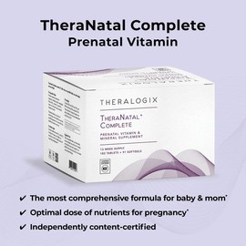 TheraNatal® Complete Prenatal Vitamin – Comprehensive Daily Support for Women | Essential Vitamins, Minerals & Nutrients for Pregnancy