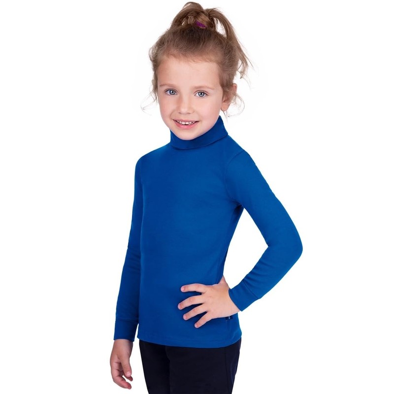 Trigema Women's Long-Sleeved Top blue Blau (royal 049) 5 years