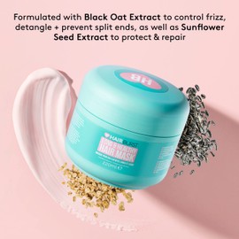 Hair Burst Hydrating Hair Mask with Avocado Oil, Coconut & Black Oat Extract - Deep Conditioner for Hair Growth, Dry or Damaged Hair - Thickening Nourishing Hair Repair Treatment - Large 220ml