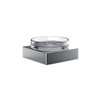 Emco Liaison 183000101 Soap Dish Round Soap Holder for Railing