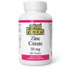 Natural Factors Zinc Citrate 50 mg, 180 Tablets, Healthy Skin