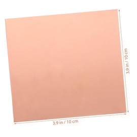 iplusmile 1 Sheet Copper Sheet for DIY Projects High Hardness Metal for Crafting Jewelry Lightweight Versatile Copper for Industrial and Electrical Applications for Precision Machining