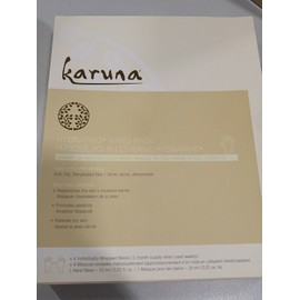 Karuna Hydrating+ Hand Mask: for Dull, Dry or Dehydrated Skin, 4 Count