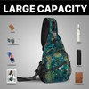 NOXOZNMOK Wolf Small Sling Bag for Women Lightweight Crossbody Bags