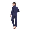COLORFULLEAF Women's 100% Cotton Long Sleeve Pajama Sets Button Down