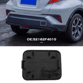 EMSea Car Rear Bumper Tow Cover Compatible with Toyota CHR C-HR (2018-2022) 52162F4010 52162-F4020 52162-F4030 52162-10010
