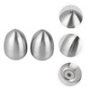 LABRIMP 2pcs Shaped Stainless Steel Condiment Bottles and Design for