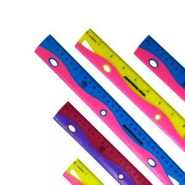 REGLA DE PLASTICO BARRILITO 8199RPF 30 CENTIMETROS FLEXIBLE