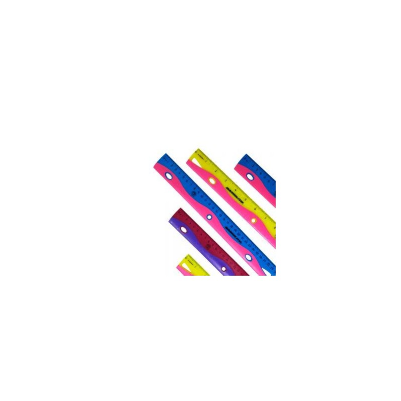 REGLA DE PLASTICO BARRILITO 8199RPF 30 CENTIMETROS FLEXIBLE