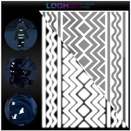 Iron On Reflective Stickers for Clothing | Reflectorized Decals for Customizing, Decorating & Nighttime Safety | Iron On Reflective Tape for Clothing | Waterproof & Durable Reflective Sticker Kit