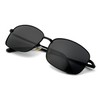 J+S Kaha Minimalistic Rectangular Frame Polarized Sunglasses for Men, Duroframe