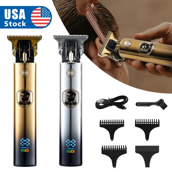Unbranded Mens Hair Clippers Trimmer Cutting Beard Cordless Barber Shaving