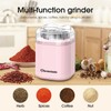 Hermolante Herb and Spice Grinder, 200W Electric With Stainless Steel