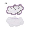 Sunstar Stationery Shiroiusagichan Letter Set, Die Cut Mini, Light Purple,