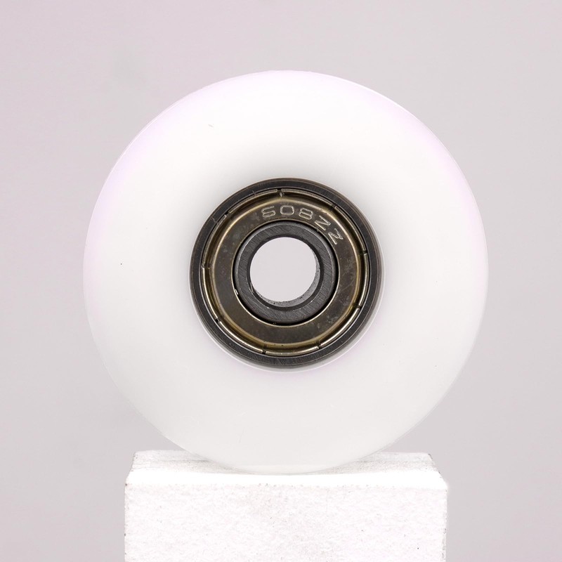 ATOPLEE 4pcs Round Groove Nylon Pulley Wheels Roller for Slide