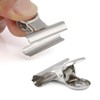 Kesote 24 Pcs Bulldog Clips Metal Locking Clips Silver 31mm