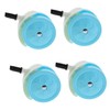 Healeved 4pcs Walker Wheels Durable Silent Swivel Casters for Smooth