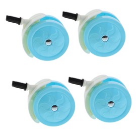 Healeved 4pcs Walker Wheels Durable Silent Swivel Casters for Smooth Movement Removable Replacement Parts for Activity Walkers Easy Maintenance Wear Resistant Design