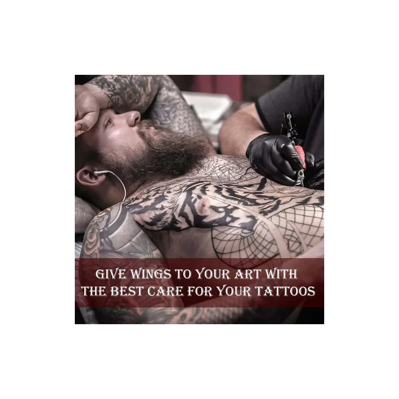 Set Elaimei, Completo Para Cuidado Y Protección De Tatuajes